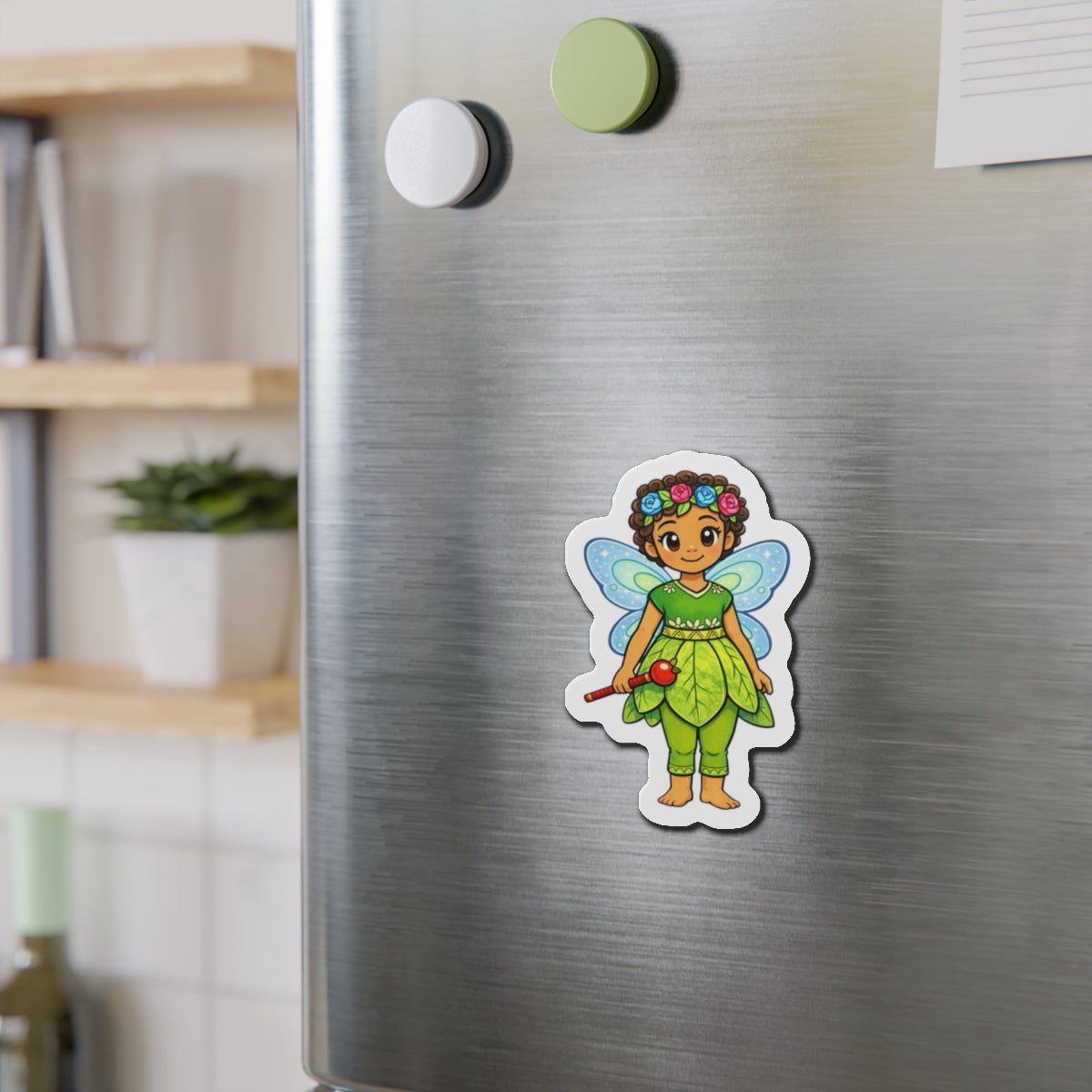 Rhyder the Fairy — African American Fairy Refrigerator Magnet