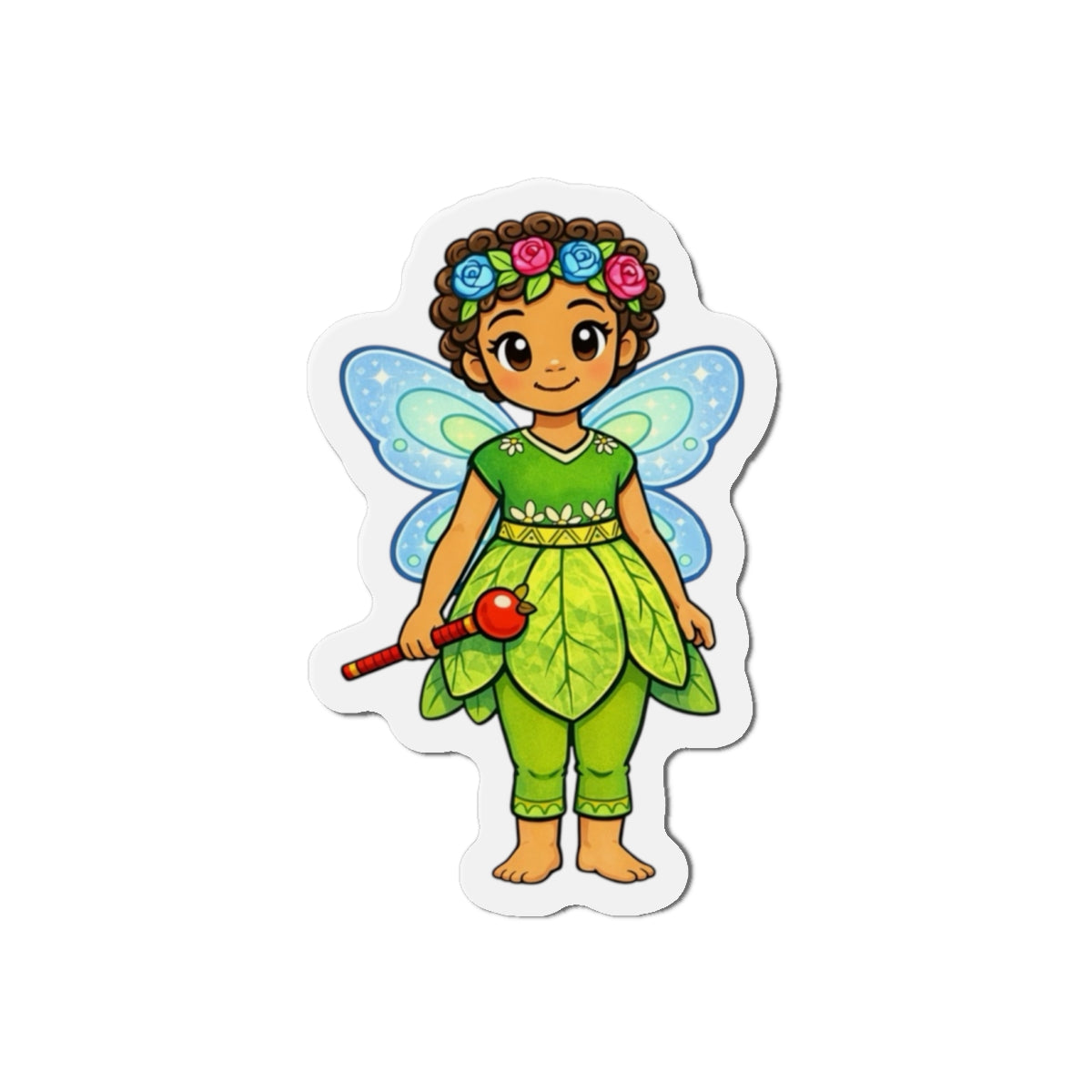 Rhyder the Fairy — African American Fairy Refrigerator Magnet