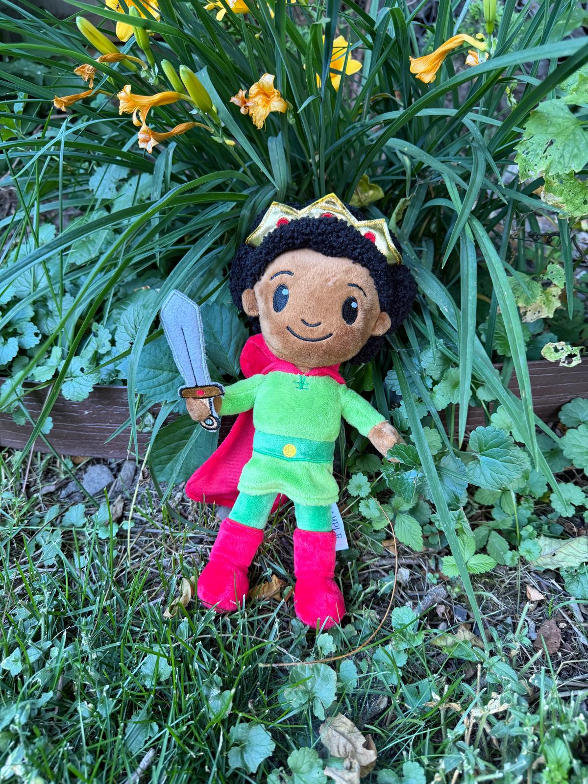Thayer the Monster Slayer| African American Knight Plush Stuffie